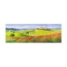 Tableau paysage colline Verso il borgo en Toscane Adriano Galasso Offre