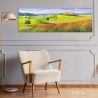 Tableau paysage colline Verso il borgo en Toscane Adriano Galasso Remises