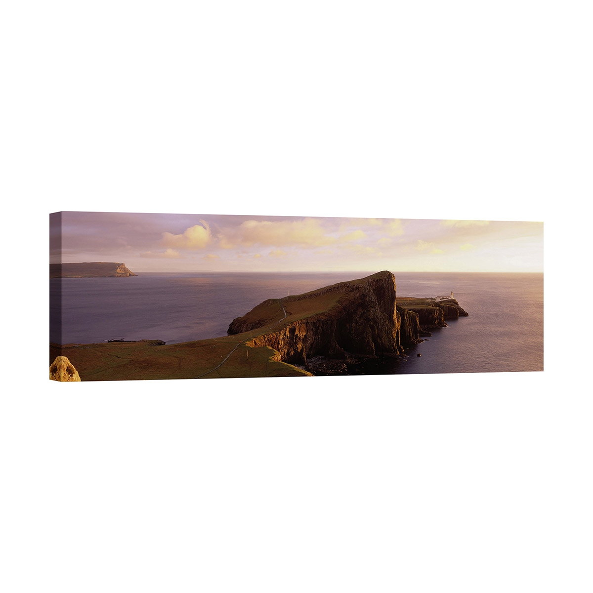 Tableau paysage sur toile Phare de Neist Point Écosse Jean Guichard