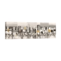 Tableau moderne abstrait sur toile Manhattan & Brooklyn Bridge Luigi Florio Promotion