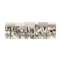 Tableau moderne abstrait sur toile Manhattan & Brooklyn Bridge Luigi Florio Offre