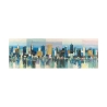Tableau moderne sur toile paysage urbain Manhattan Aqua Luigi Florio Offre