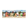 Tableau sur toile paysage coloré Pays italien Luigi Florio Offre