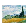 Impressionnisme impression sur toile Champ de Blé avec Cyprès van Gogh Offre