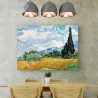 Impressionnisme impression sur toile Champ de Blé avec Cyprès van Gogh Remises