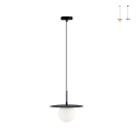 Suspension salon diffuseur en verre 45cm Chaplin L1 Promotion