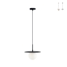 Suspension salon diffuseur en verre 45cm Chaplin L1 Promotion