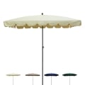 Parasol rectangulaire antivent d'extérieur design Allegro 86R Promotion