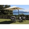 Parasol déporté carré 250x250 pour jardin protection UV50+ Trend 