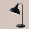 Lampe de table design vintage en métal noir Charleston LT Offre