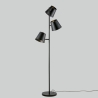 Lampadaire Colt LP3 en métal à trois lampes orientables style industriel Vente