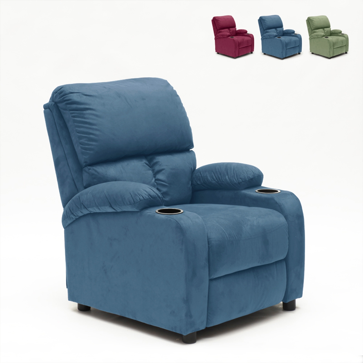 Fauteuil relax inclinable avec repose-pieds et compartiments Laura Light Promotion Fauteuil relax inclinable avec repose-pieds et compartiments Laura Light Promotion