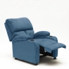 Fauteuil relax inclinable avec repose-pieds et compartiments Laura Light Catalogue