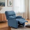 Fauteuil relax inclinable avec repose-pieds et compartiments Laura Light Remises