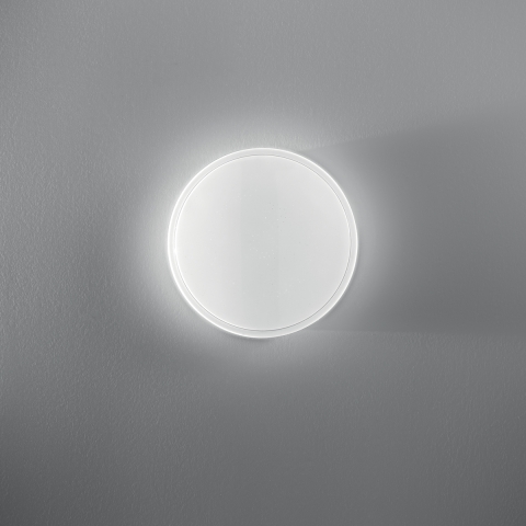 Plafonnier intelligent LED dimmable Wi-Fi blanc 40 cm Ego Promotion