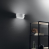 Applique en plâtre à peindre avec diffuseur en verre satiné Flow Vente
