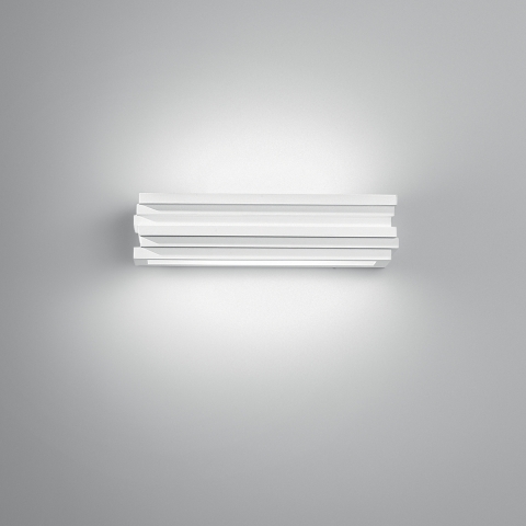 Applique en plâtre avec diffuseur en verre satiné 37 cm Flow Promotion