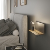 Applique en métal style minimaliste avec prise USB et lumière réglable Flash Vente