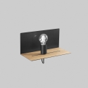 Applique en métal style minimaliste avec prise USB et lumière réglable Flash Offre