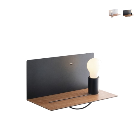 Applique en métal style minimaliste avec prise USB et lumière réglable Flash Promotion