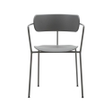 Ensemble de 4 chaises modernes en métal et polypropylène Asmar Choix