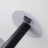 Lampadaire extérieur structure métal noir abat-jour blanc Geco Offre