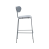 Lot de 2 tabourets en métal et polypropylène design moderne Jovai Remises