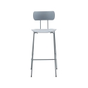 Lot de 2 tabourets en métal et polypropylène design moderne Jovai Catalogue