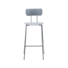 Lot de 2 tabourets en métal et polypropylène design moderne Jovai Catalogue
