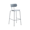 Lot de 2 tabourets en métal et polypropylène design moderne Jovai Choix