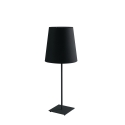 Lampe de table en métal avec abat-jour en tissu Elvis Vente
