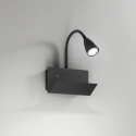 Applique murale en métal avec lumière flexible et prise USB Gulp Offre