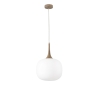 Suspension moderne avec abat-jour en verre opale blanc Jaipur Vente