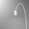 Lampadaire arc en métal style minimal avec point lumineux orientable Maison Vente