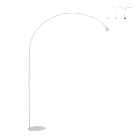 Lampadaire arc en métal style minimal avec point lumineux orientable Maison Promotion