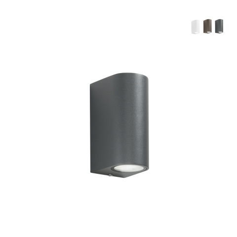 Applique moderne d'extérieur en aluminium 2 lumières One Promotion