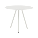 Table basse design blanc Omeya Promotion