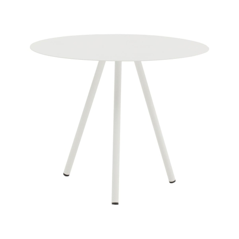 Table basse design blanc Omeya Promotion