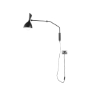 Applique en métal avec abat-jour orientable style industriel Morgan Remises