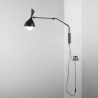 Applique en métal avec abat-jour orientable style industriel Morgan Vente