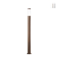 Lampadaire poteau de jardin extérieur en acier h110cm IP44 Tokyo Promotion