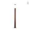Lampadaire poteau de jardin extérieur en acier h110cm IP44 Tokyo Promotion