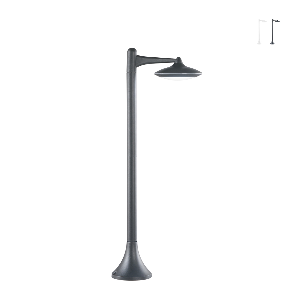Lampadaire LED moderne en aluminium pour extérieur jardin Alyson Promotion