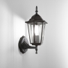 Applique lanterne d'extérieur en aluminium avec diffuseur en verre Milano Vente