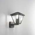 Applique lanterne de jardin en aluminium avec verre Prisma Promotion
