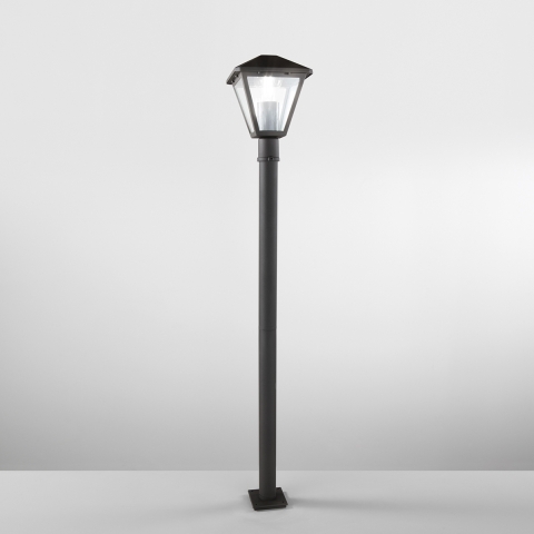 Lampadaire de jardin avec diffuseur en verre h100cm Prisma Promotion