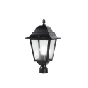Tête de lampadaire de jardin style classique en aluminium et verre Roma Vente
