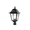 Tête de lampadaire de jardin style classique en aluminium et verre Roma Vente
