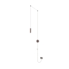 Applique murale avec LED design moderne en aluminium Candle Promotion