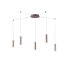 Plafonnier LED 5 suspensions design moderne Candle Vente